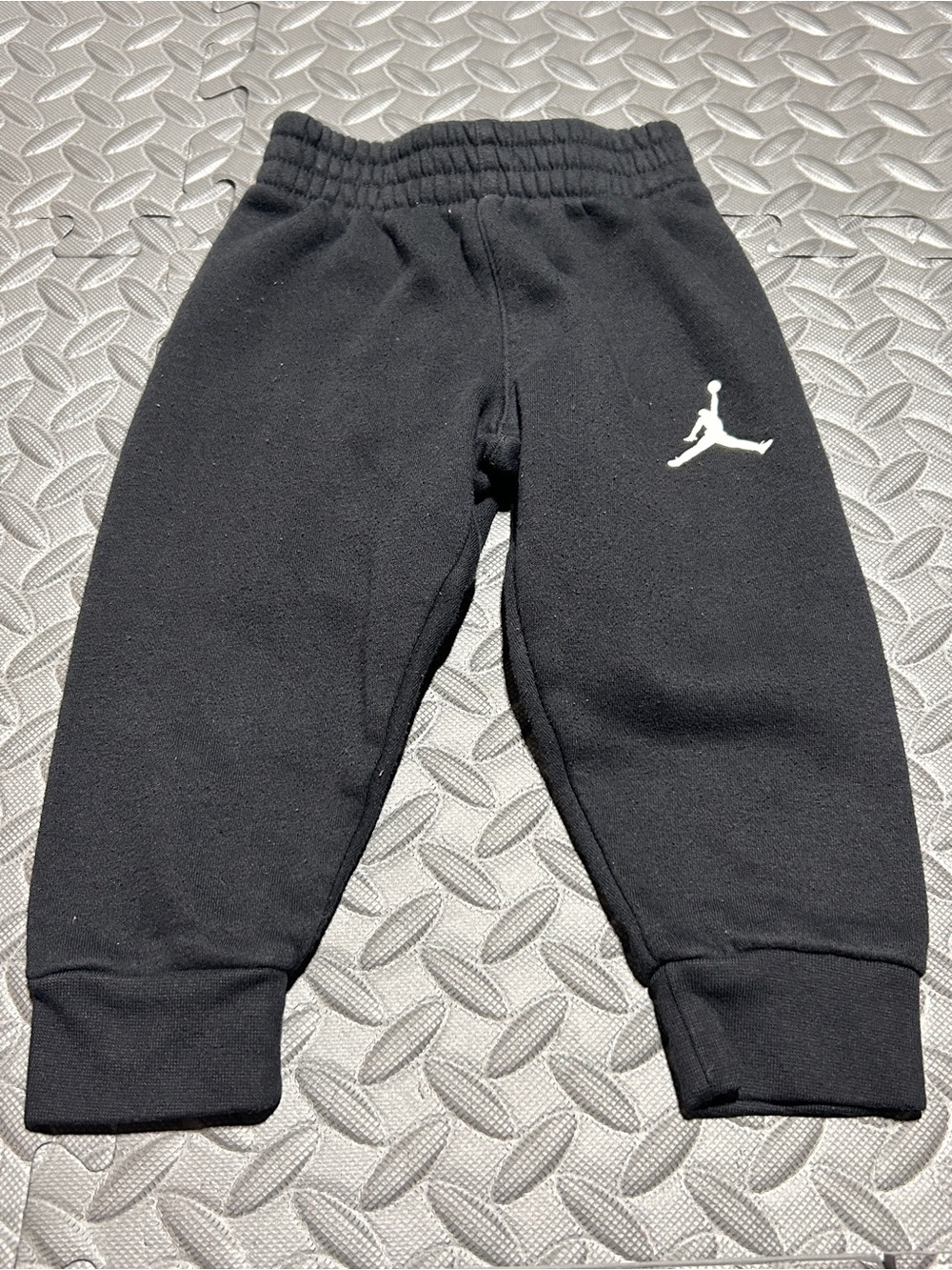 Jordan Black Toddler Sweatpants with White Jumpman